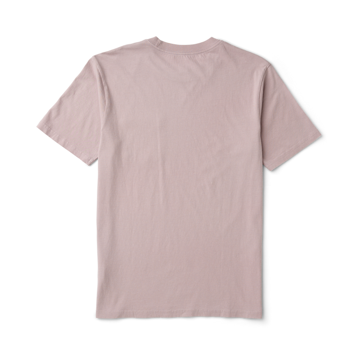 Active pink t-shirt with unique fashion design, ideal for outdoor adventures and travel, displayed on a minimalist background.