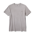Light grey premium cotton t-shirt with a minimalist chest pocket. Perfect for casual or semi-formal occasions.