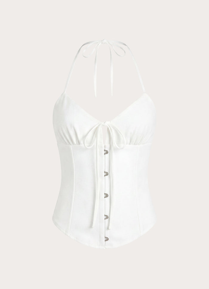 Madi Corset Top - White