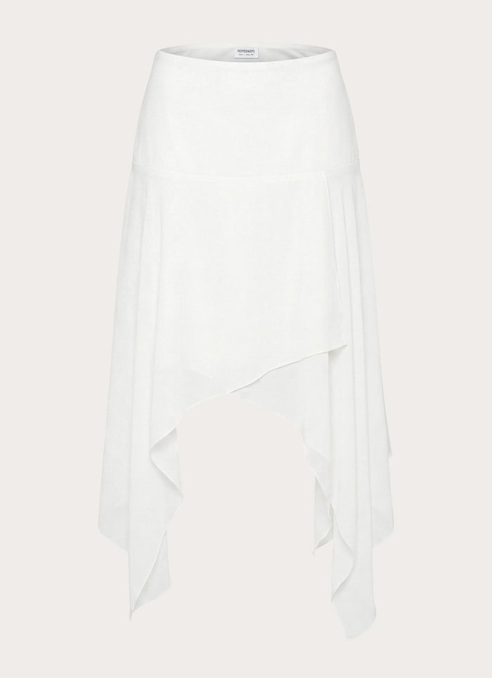 Madi Midi Skirt - White