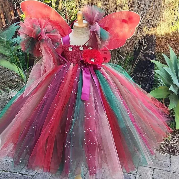 Magically Fall Woodland Fairy Ball Gown