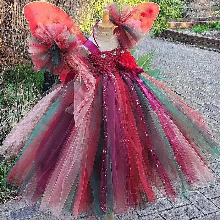 Magically Fall Woodland Fairy Ball Gown