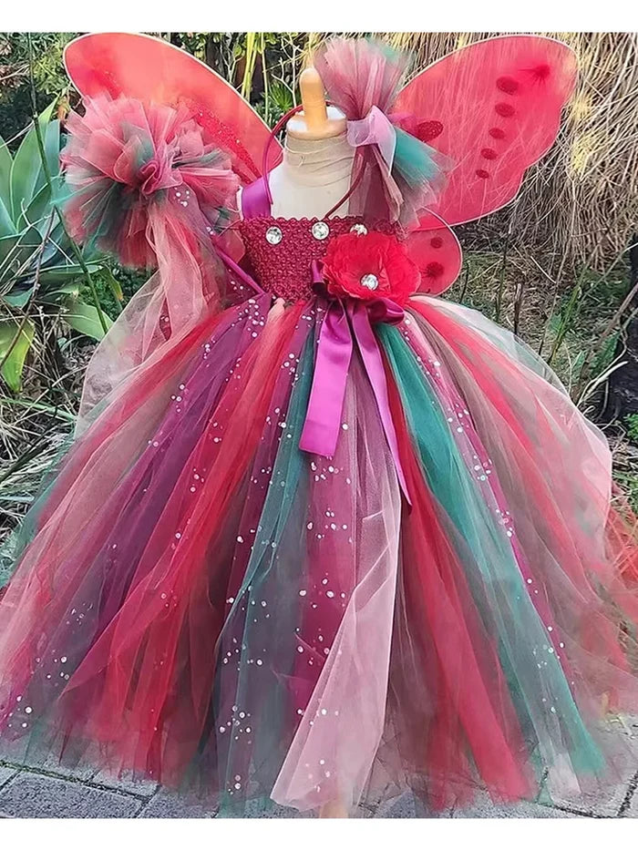 Magically Fall Woodland Fairy Ball Gown