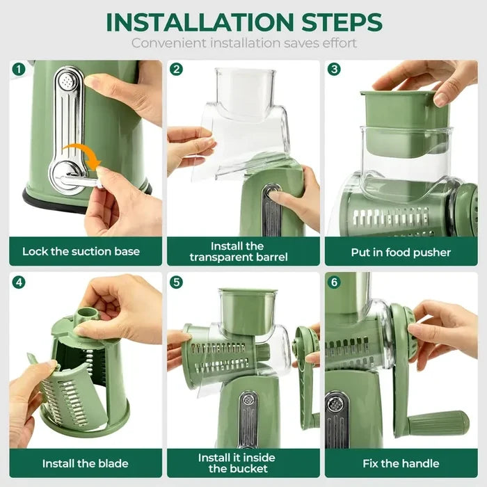 Manual Rotary Cheese Grater