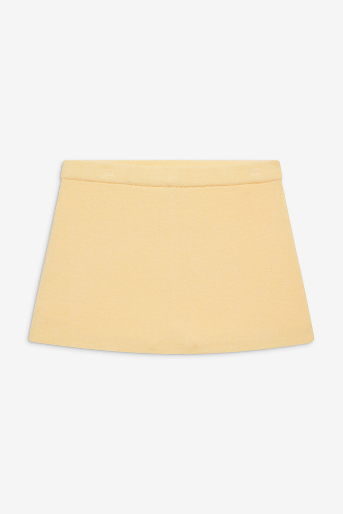 Marialla cloud mini skort yellow vanilla sugar