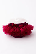Maroon Ruffle Tutu Bloomer-Mila & Rose ®