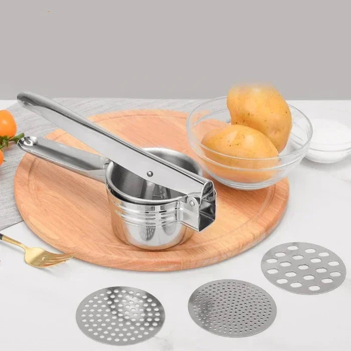 Masher Rice Press Mashed Potatoes Stainless Steel Crushing Puree