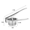Masher Rice Press Mashed Potatoes Stainless Steel Crushing Puree