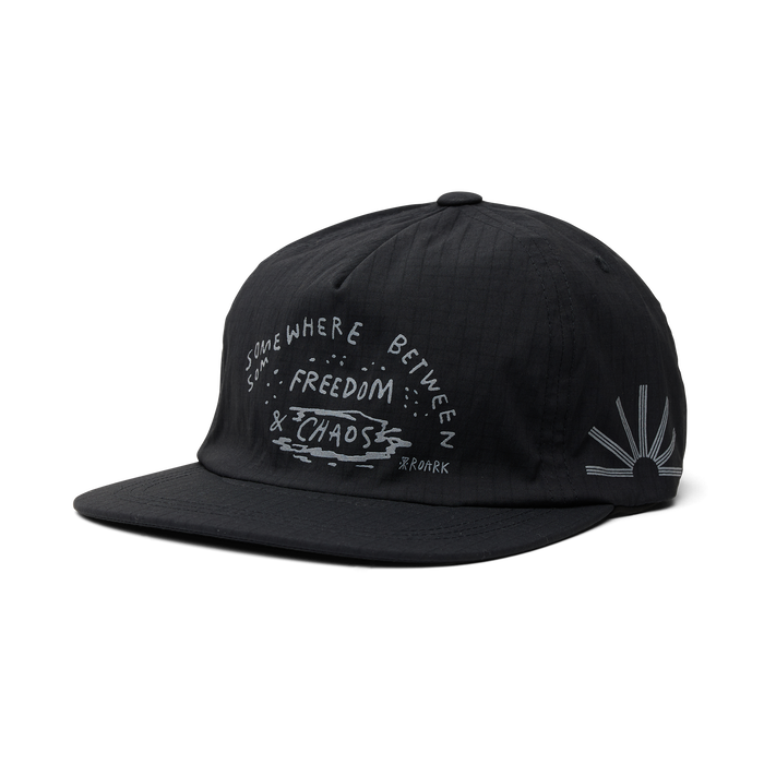 Stylish Roark adventure trucker hat in action, perfect for outdoor explorations