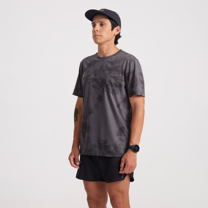 Grey active shirt designed for adventure, showcasing Roark's commitment to durability and style in outdoor gear.