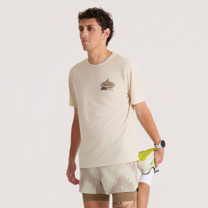 Mathis Active Short Sleeve Tee - Sand