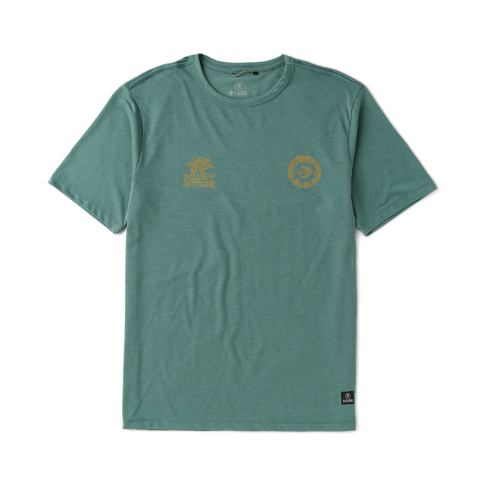 Active shirt designed for outdoor adventures by Roark, showcasing a durable and versatile style for travel and exploration.