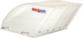 White Plastic MaxxAir Fanmate Vent Cover - Side Angle View | United RV Parts