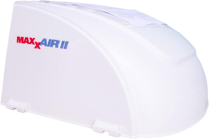 White MaxxAir II 00-933081 RV Vent Cover - Side View | United RV Parts