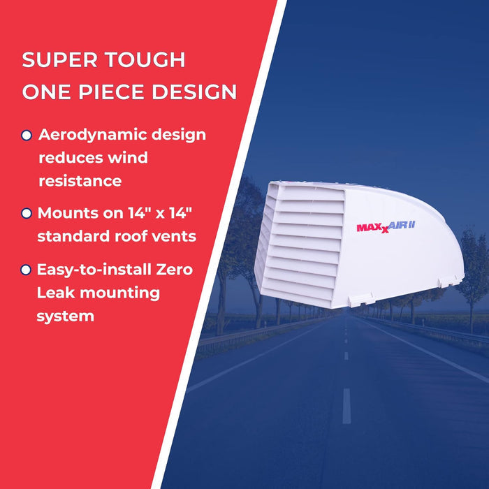 MaxxAir II 00-933081 RV Vent Cover on Road - Lifestyle Installation | United RV Parts