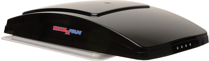 Smoke MaxxAir MaxxFan Deluxe 00-06401K RV Roof Vent - Closed Position | United RV Parts