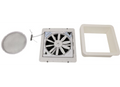 MaxxAir MaxxFan Mini Components - Exploded View with Fan Motor and Frame | United RV Parts