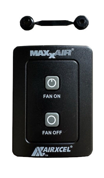 MaxxAir Mini Vent Wall Control with Mounting Hardware - Complete Set | United RV Parts