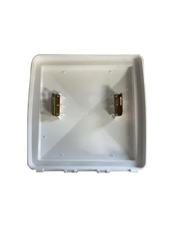 White MaxxAir Maxxfan Vent Lid 10A40002K - Interior Bottom View | United RV Parts