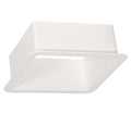 White Plastic MaxxAir Roof Vent Trim Ring - Angled View | United RV Parts