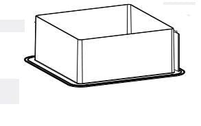 MaxxAir Roof Vent Garnish Ring 10-20211 - Technical Diagram | United RV Parts