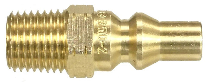 Brass MB Sturgis Model 250 Male Quick Disconnect Fitting - Side View | United RV Parts