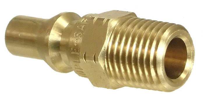 Brass MB Sturgis Model 250 Male Quick Disconnect Fitting - Reverse Angle | United RV Parts