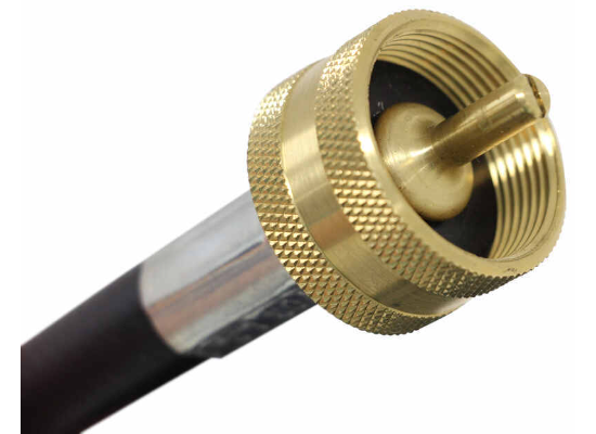 Brass Propane Quick Connect Fitting - Close-up | United RV Parts