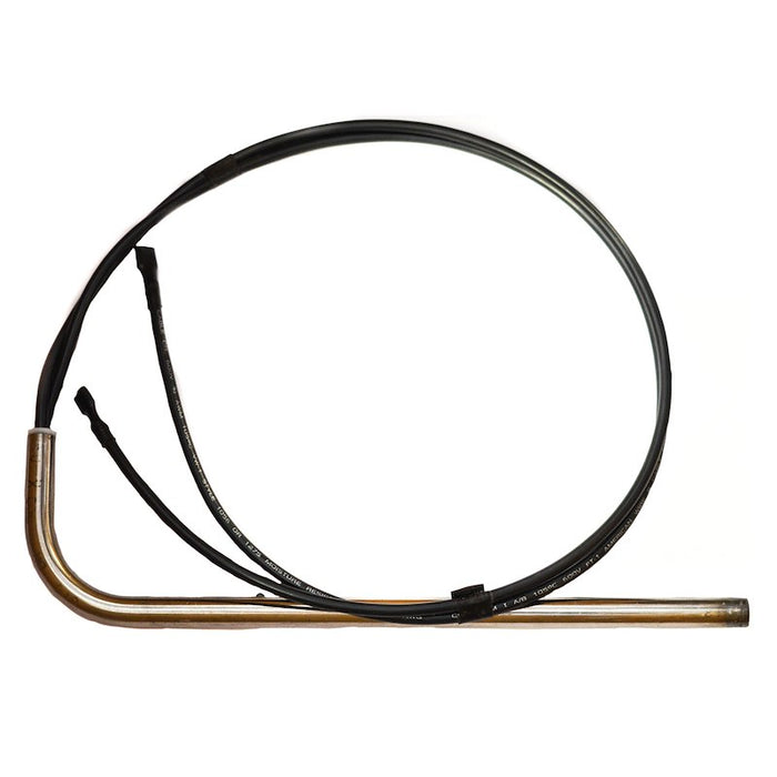 Brass Norcold Refrigerator Heater Element 638365MC with Black Lead Wires - Front View | United RV Parts