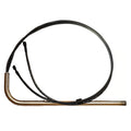 Brass Norcold Refrigerator Heater Element 638365MC with Black Lead Wires - Front View | United RV Parts
