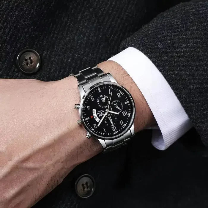 Men Calendar Quartz Watch