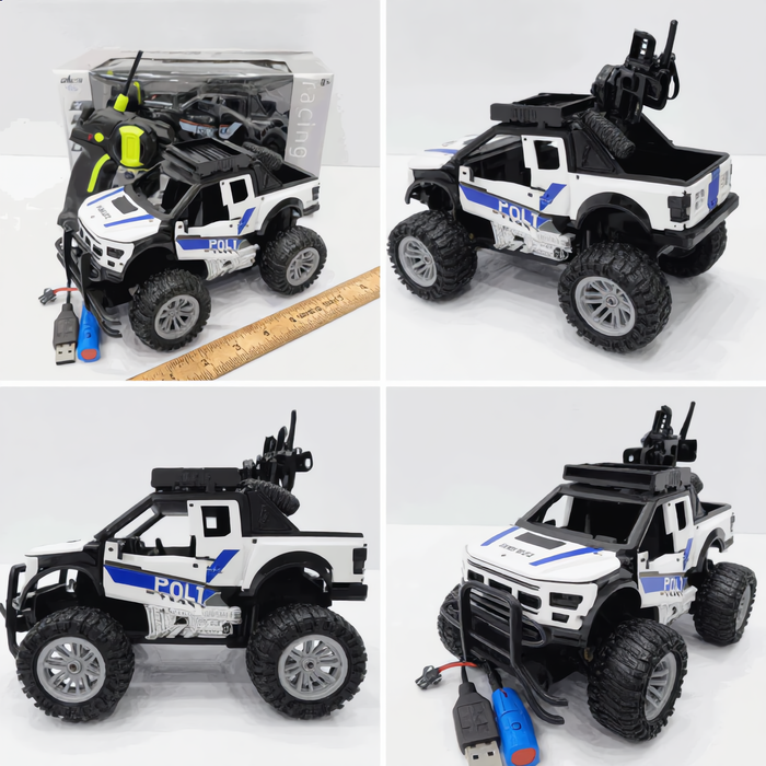 Metal RC Police Jeep