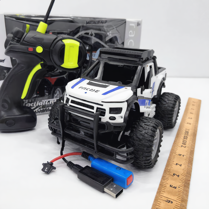 Metal RC Police Jeep