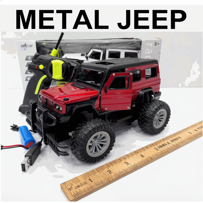 Metal RC Red Jeep