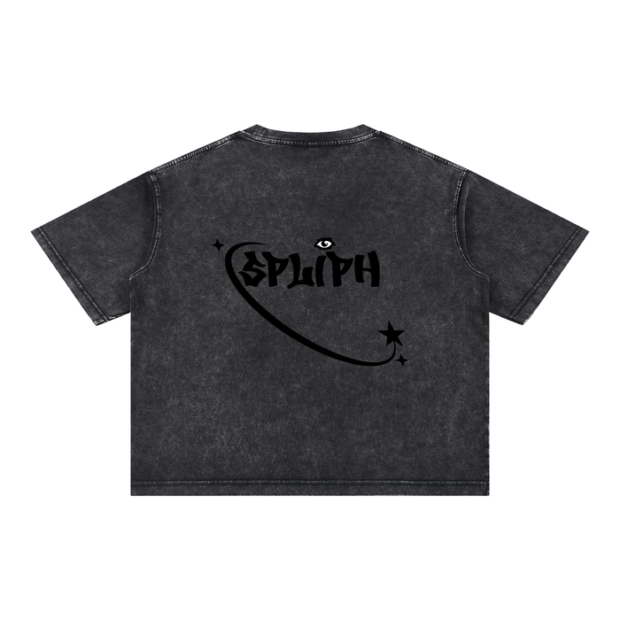 Mineral Wash Boxy Cotton T-Shirt