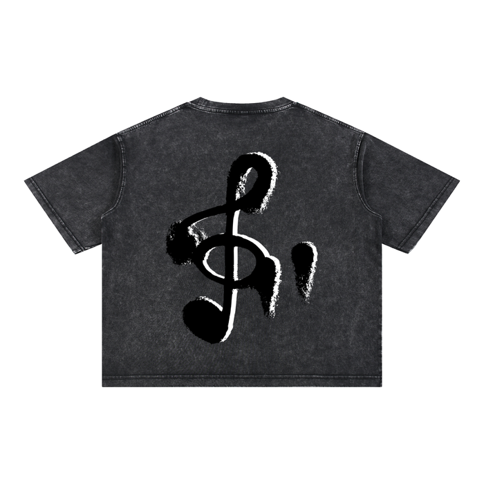 Mineral Wash Boxy Cotton T-Shirt