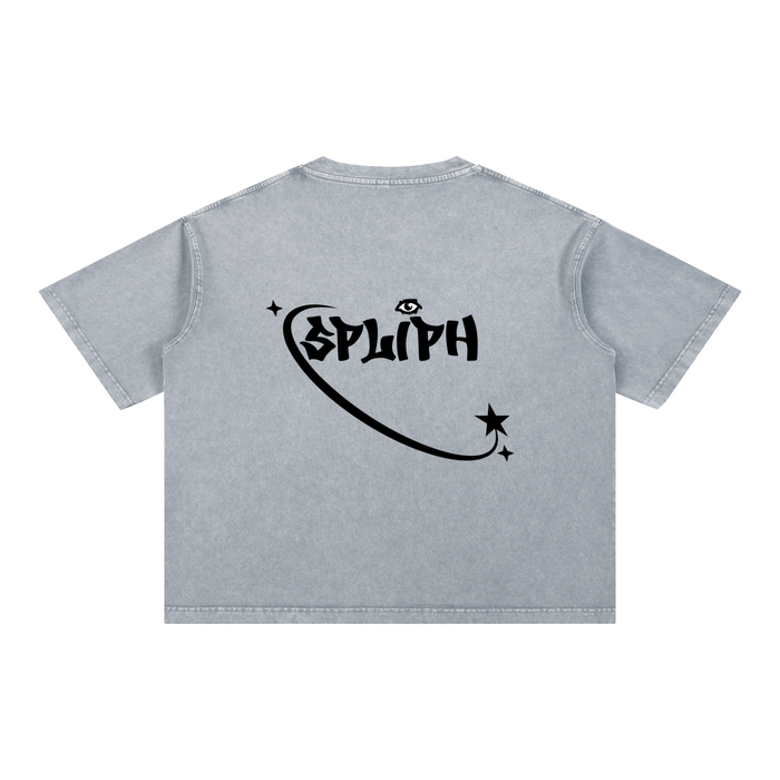 Mineral Wash Boxy Cotton T-Shirt