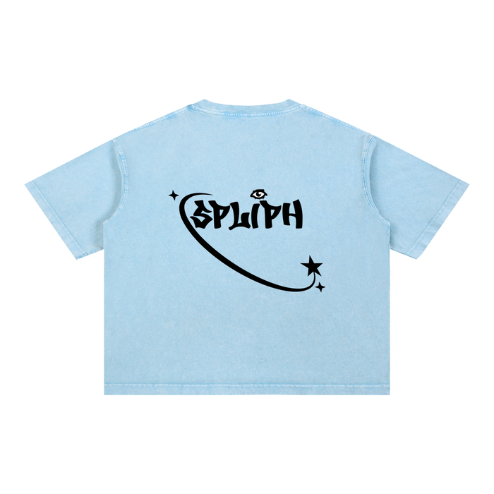 Mineral Wash Boxy Cotton T-Shirt