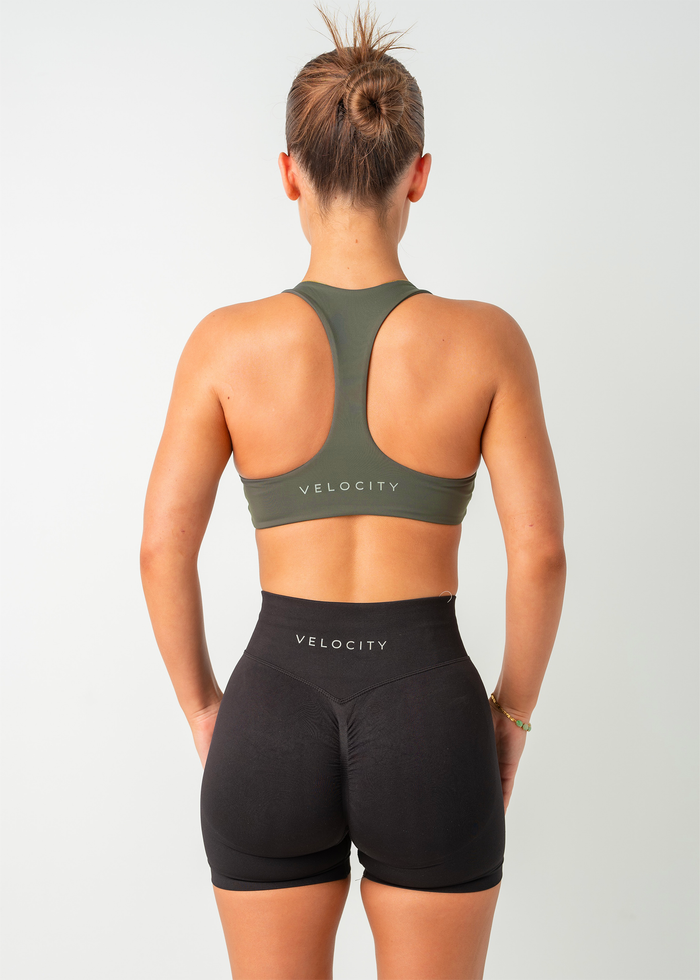 MINIMAL RACER BRA - PINE