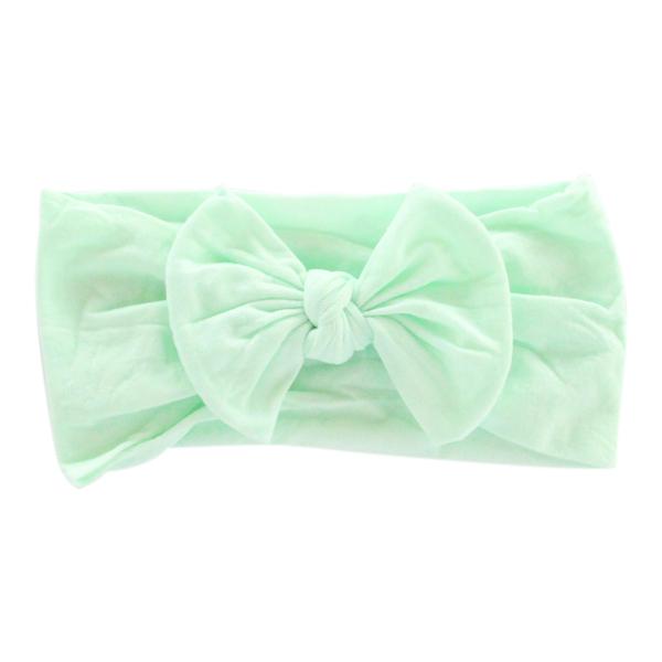 Mint Nylon Bow Headwrap-Mila & Rose ®