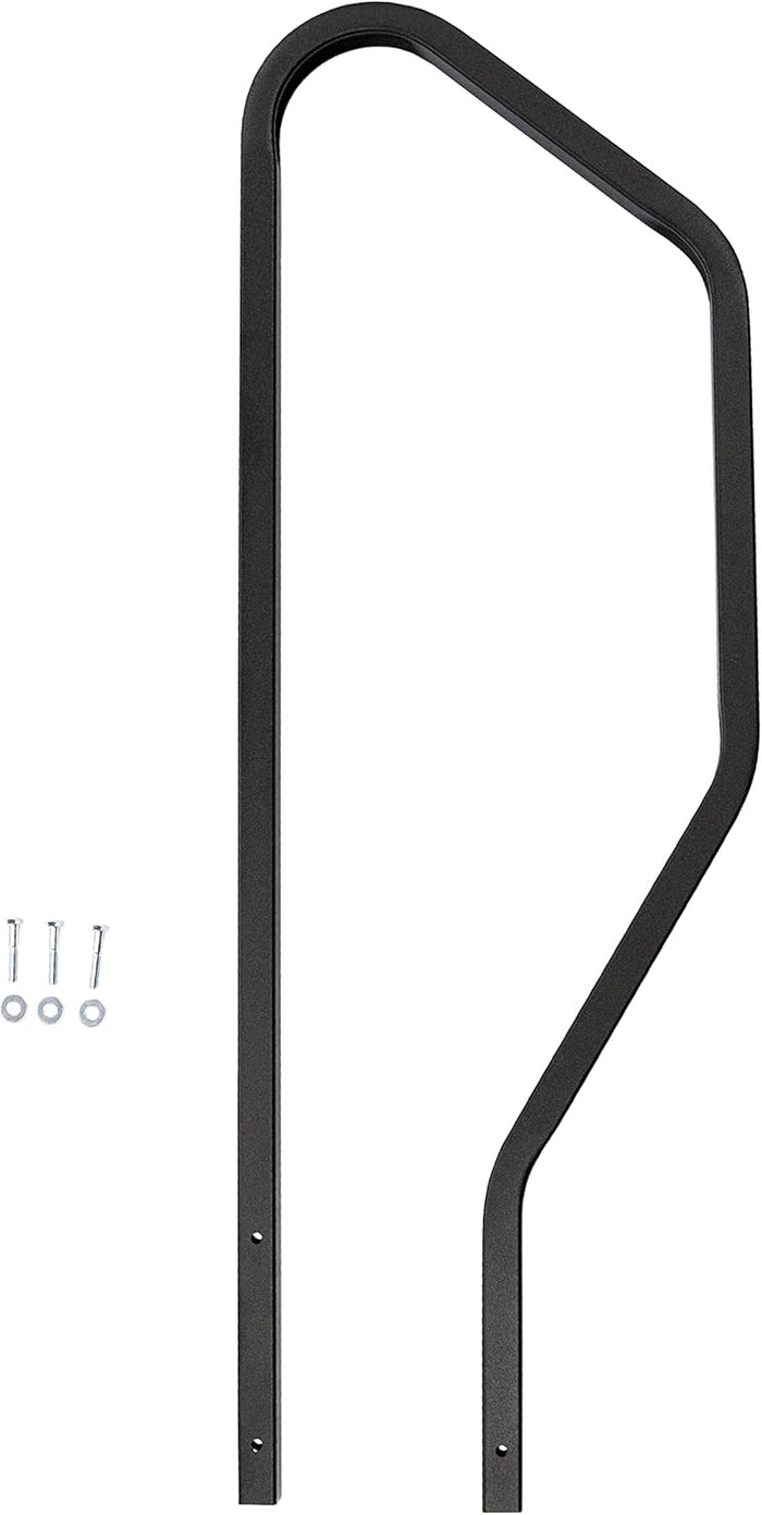 Black Steel MORryde 3-Step RV Hand Rail STP214-029H - Product View | United RV Parts