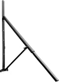 Black MORryde Safe-T-Rail SP56-469 RV Handrail - Side Profile | United RV Parts