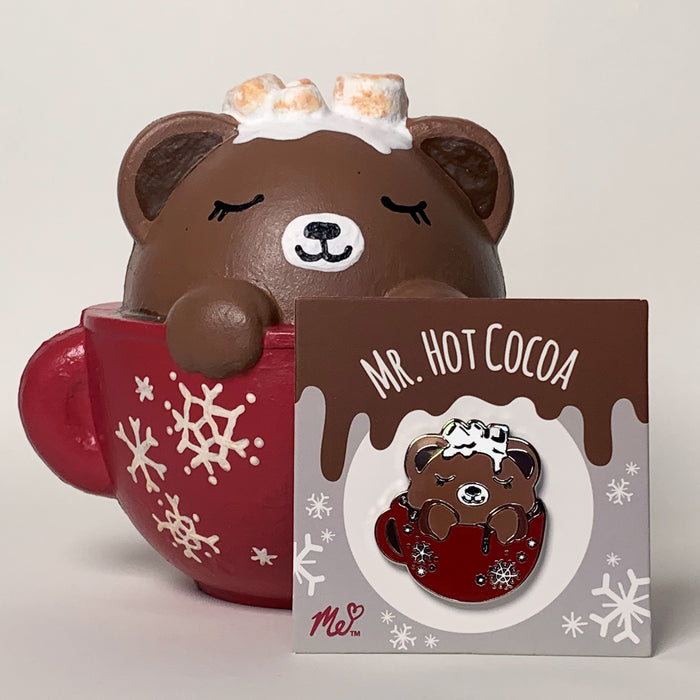 Mr. Hot Cocoa Hard Enamel Pin