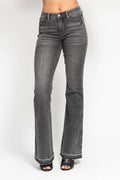 MR Tummy Control Washed Gray Release Hem Flare: Gry / 11(30)