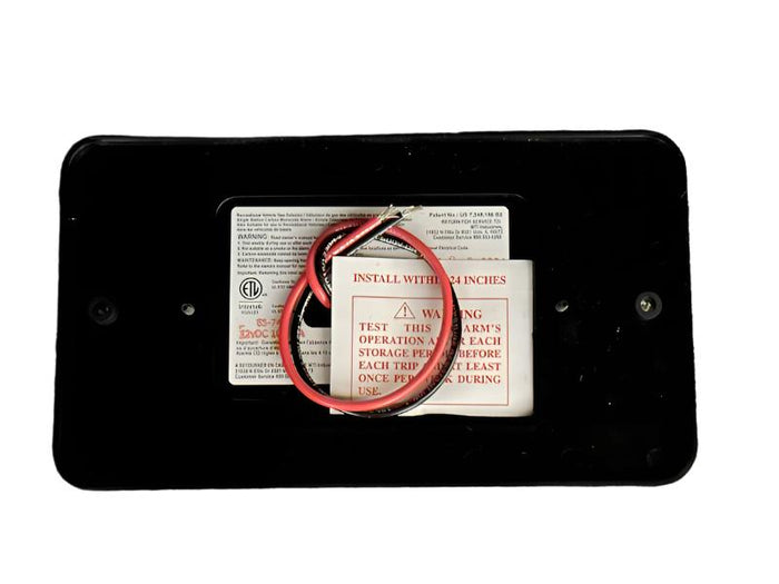 Black MTI Industries Dual LP/CO Alarm 85 Series - Angled View | United RV Parts