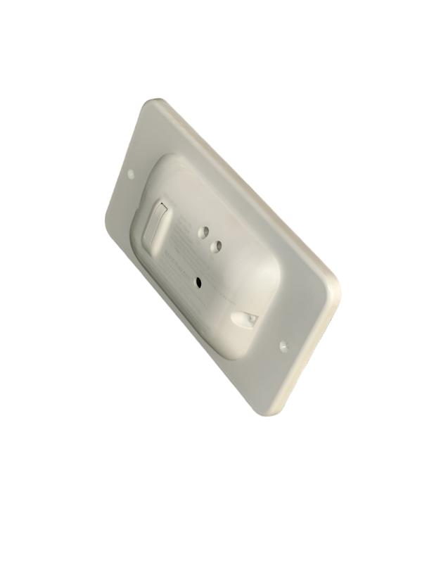 White MTI Industries 85 Series LP CO Alarm - Side Profile View | United RV Parts