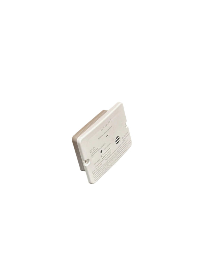 White Safe-T-Alert Carbon Monoxide Alarm - Side View | United RV Parts