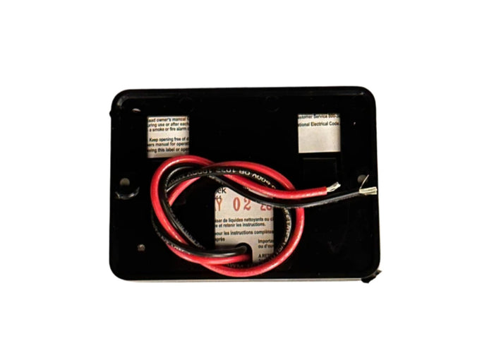 Black MTI LP Gas Detector - Back View with Wiring Connections | United RV Parts