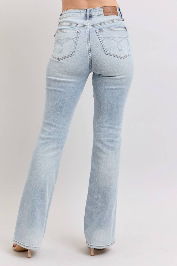 Multi Inseam High Waisted Tummy Control Bootcut: LT-Reg / 7(28)