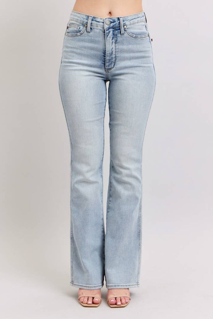 Multi Inseam High Waisted Tummy Control Bootcut: LT-Short / 0(24)